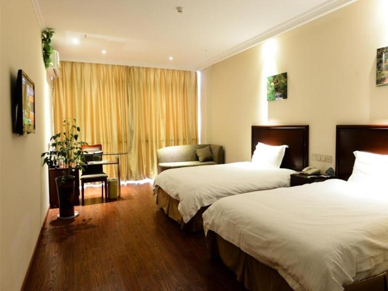 Greentree Inn Jiangsu Suzhou Huqiu West Chengbei Road Fulin Square Express Hotel Buitenkant foto